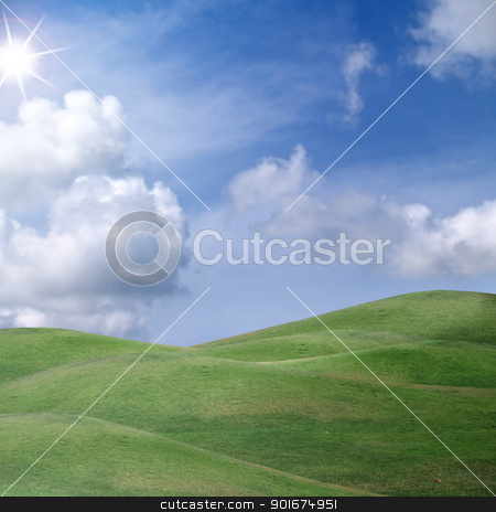 To use this stock image in your creative project, please select the size you need over to the right and click the "Add to Cart" button.
Your downloaded image will come with the Cutcaster watermark removed so don’t worry about the watermark you see on this page. Paradise field stock photo, Beautiful cloud over field of green meadow in shining sunlight by Exsodus