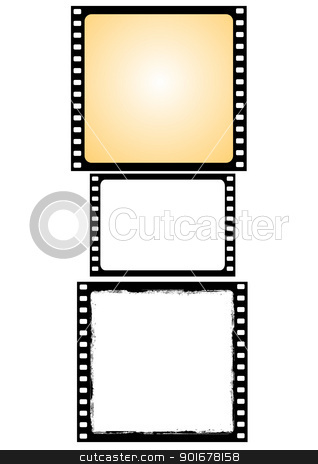 Various film frames - vector various film frames - vector stock vector clipart, Illustration of the various film frames - vector by Siloto