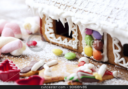To use this stock image in your creative project, please select the size you need over to the right and click the "Add to Cart" button.
Your downloaded image will come with the Cutcaster watermark removed so don’t worry about the watermark you see on this page. christmas gingerbread stock photo, closeup of christmas sweets by Liv Friis-Larsen