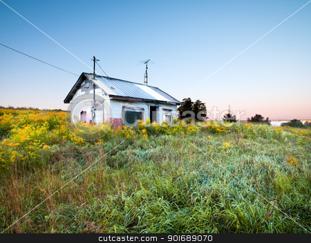 Abandoned house in field Abandoned house in field stock photo, Abandoned house in field by Dunning Adam Kyle