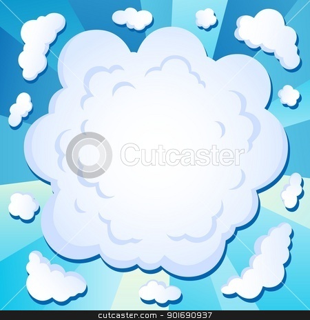 Comics cloud theme image 1 Comics cloud theme image 1 stock vector clipart, Comics cloud theme image 1 - vector illustration. by Klara Viskova