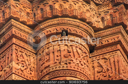 Qutb Minar Qutb Minar stock photo, historic tower near Delhi in India named Qutb Minar by prill