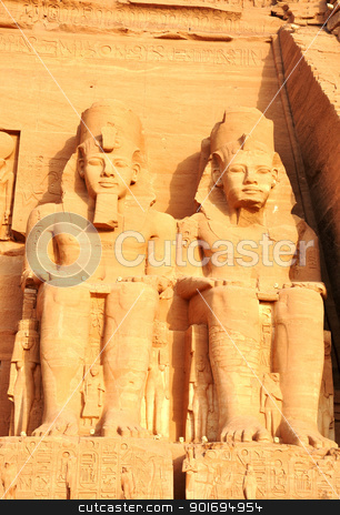 Landmark of the famous Ramses II statues at Abu Simbel in Egypt Landmark of the famous Ramses II statues at Abu Simbel in Egypt stock photo, Landmark of the famous Ramses II statues at Abu Simbel in Egypt by John Young