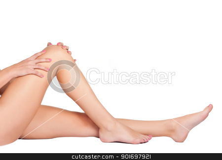 To use this stock image in your creative project, please select the size you need over to the right and click the "Add to Cart" button.
Your downloaded image will come with the Cutcaster watermark removed so don’t worry about the watermark you see on this page. Female Legs stock photo, Woman's legs isolated on a white background by ruigsantos