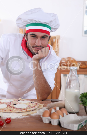 To use this stock image in your creative project, please select the size you need over to the right and click the "Add to Cart" button.
Your downloaded image will come with the Cutcaster watermark removed so don’t worry about the watermark you see on this page. Italian chef stock photo, Italian chef by photography33