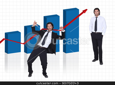 To use this stock image in your creative project, please select the size you need over to the right and click the "Add to Cart" button.
Your downloaded image will come with the Cutcaster watermark removed so don’t worry about the watermark you see on this page. Successful salesman stock photo, Successful salesman by photography33