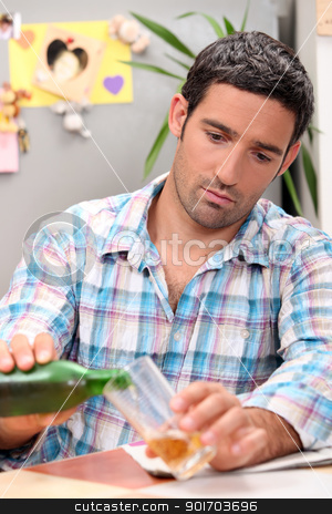 To use this stock image in your creative project, please select the size you need over to the right and click the "Add to Cart" button.
Your downloaded image will come with the Cutcaster watermark removed so don’t worry about the watermark you see on this page. Man having a beer stock photo, Man having a beer by photography33