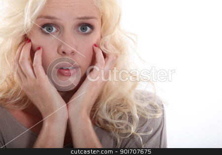 To use this stock image in your creative project, please select the size you need over to the right and click the "Add to Cart" button.
Your downloaded image will come with the Cutcaster watermark removed so don’t worry about the watermark you see on this page. portrait of young blonde looking scared stock photo, portrait of young blonde looking scared by photography33