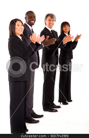 Multi-ethnic team multi-ethnic team stock photo, multi-ethnic team by ambrophoto