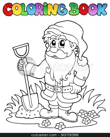 To use this stock image in your creative project, please select the size you need over to the right and click the "Add to Cart" button.
Your downloaded image will come with the Cutcaster watermark removed so don’t worry about the watermark you see on this page. Coloring book cartoon garden dwarf stock vector clipart, Coloring book cartoon garden dwarf - vector illustration. by Klara Viskova