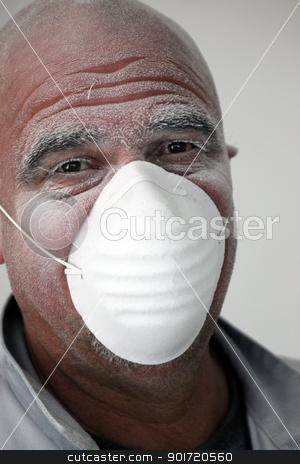 To use this stock image in your creative project, please select the size you need over to the right and click the "Add to Cart" button.
Your downloaded image will come with the Cutcaster watermark removed so don’t worry about the watermark you see on this page. Laborer with a protective mask stock photo, Laborer with a protective mask by photography33