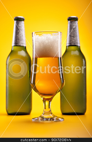 To use this stock image in your creative project, please select the size you need over to the right and click the "Add to Cart" button.
Your downloaded image will come with the Cutcaster watermark removed so don’t worry about the watermark you see on this page. Chilled beer on yellow background stock photo, Chilled beer on yellow background by fikmik