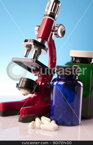 To use this stock image in your creative project, please select the size you need over to the right and click the "Add to Cart" button.
Your downloaded image will come with the Cutcaster watermark removed so don’t worry about the watermark you see on this page. Supplements science stock photo, Supplements science by fikmik