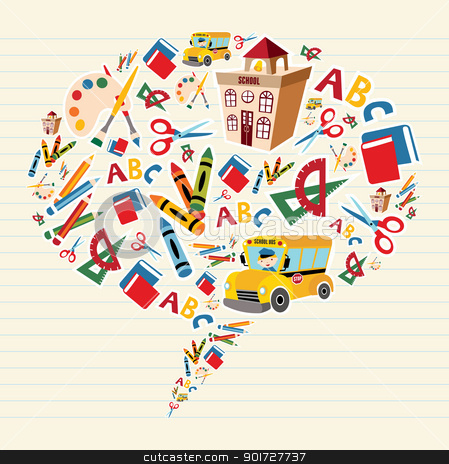 To use this stock image in your creative project, please select the size you need over to the right and click the "Add to Cart" button.
Your downloaded image will come with the Cutcaster watermark removed so don’t worry about the watermark you see on this page. Back to school supplies in bubble shape stock vector clipart, Set of school tools and Supplies composition in social bubble. Vector file layered for easy manipulation and custom coloring. by Cienpies Design