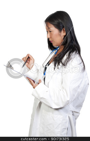To use this stock image in your creative project, please select the size you need over to the right and click the "Add to Cart" button.
Your downloaded image will come with the Cutcaster watermark removed so don’t worry about the watermark you see on this page. Doctor stock photo, A beautiful young female doctor on her rounds by Robert Byron