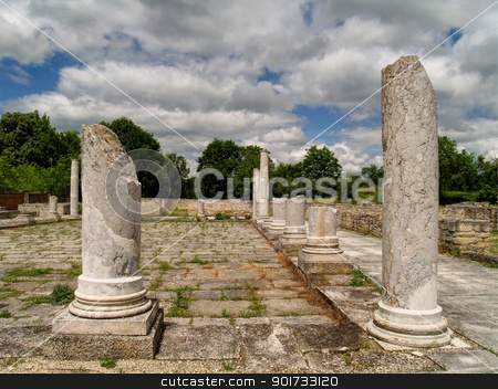 To use this stock image in your creative project, please select the size you need over to the right and click the "Add to Cart" button.
Your downloaded image will come with the Cutcaster watermark removed so don’t worry about the watermark you see on this page. The city of Abritus stock photo, The city of Abritus, built at the end of the IV century by Konstantin Iliev