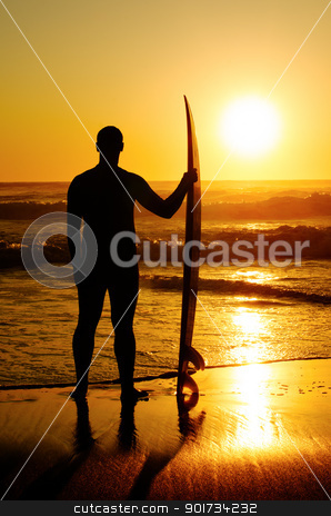 To use this stock image in your creative project, please select the size you need over to the right and click the "Add to Cart" button.
Your downloaded image will come with the Cutcaster watermark removed so don’t worry about the watermark you see on this page. A surfer watching the waves stock photo, A surfer watching the waves at sunset in Portugal. by Homydesign