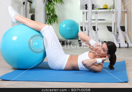 To use this stock image in your creative project, please select the size you need over to the right and click the "Add to Cart" button.
Your downloaded image will come with the Cutcaster watermark removed so don’t worry about the watermark you see on this page. woamn in the gym stock photo, woamn in the gym by photography33