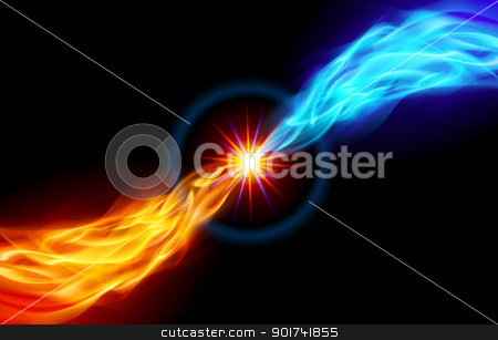 To use this stock image in your creative project, please select the size you need over to the right and click the "Add to Cart" button.
Your downloaded image will come with the Cutcaster watermark removed so don’t worry about the watermark you see on this page. Bright fiery Star stock photo, Star with Red and Blue Flame tail for you design on black by dvarg