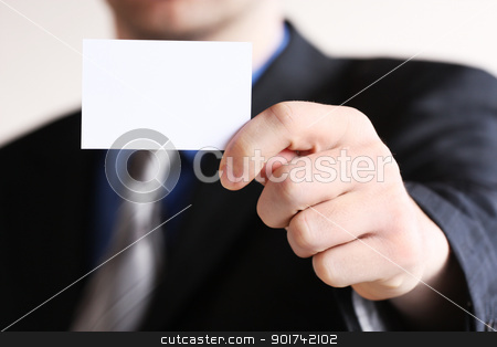 To use this stock image in your creative project, please select the size you need over to the right and click the "Add to Cart" button.
Your downloaded image will come with the Cutcaster watermark removed so don’t worry about the watermark you see on this page. Young businessman offering businesscard stock photo, Businessman holding his business card in hand by Viktor Thaut