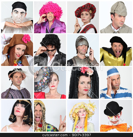 To use this stock image in your creative project, please select the size you need over to the right and click the "Add to Cart" button.
Your downloaded image will come with the Cutcaster watermark removed so don’t worry about the watermark you see on this page. Carnival costumes stock photo, Carnival costumes by photography33