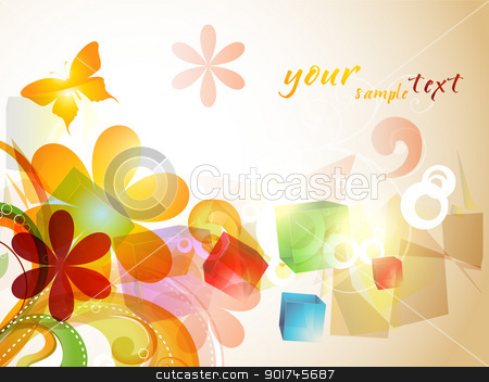 Beautiful colorful abstract design beautiful colorful abstract design stock vector clipart, beautiful colorful abstract eps10 design art by pinnacleanimates