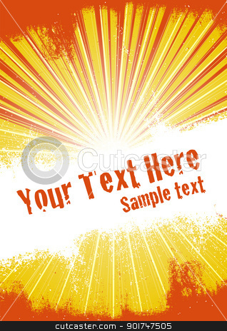 To use this stock image in your creative project, please select the size you need over to the right and click the "Add to Cart" button.
Your downloaded image will come with the Cutcaster watermark removed so don’t worry about the watermark you see on this page. Orange Burst Background stock vector clipart, Vector grunge background with copy space for your text. Global Swatches Included. by simas2
