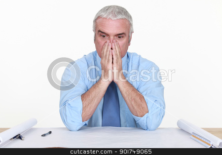 Architect facing a problem Architect facing a problem stock photo, Architect facing a problem by photography33