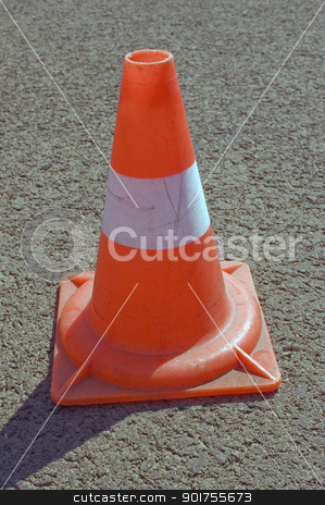 To use this stock image in your creative project, please select the size you need over to the right and click the "Add to Cart" button.
Your downloaded image will come with the Cutcaster watermark removed so don’t worry about the watermark you see on this page. Cone on a road. stock photo, Warning road mark on a road. by Yury Ponomarev