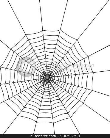 Cartoon Spider Web