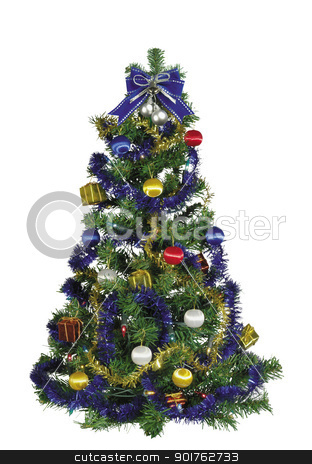 To use this stock image in your creative project, please select the size you need over to the right and click the "Add to Cart" button.
Your downloaded image will come with the Cutcaster watermark removed so don’t worry about the watermark you see on this page. Christmas tree stock photo, Wonderful Christmas tree with color balls by Diana