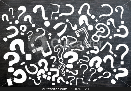 To use this stock image in your creative project, please select the size you need over to the right and click the "Add to Cart" button.
Your downloaded image will come with the Cutcaster watermark removed so don’t worry about the watermark you see on this page. Various question marks on a blackboard stock photo, Various question marks on a smudged blackboard by John Young