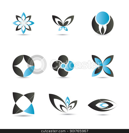 To use this stock image in your creative project, please select the size you need over to the right and click the "Add to Cart" button.
Your downloaded image will come with the Cutcaster watermark removed so don’t worry about the watermark you see on this page. Blue logo elements stock vector clipart, 9 pieced of elegant and modern blue logo elements set by HypnoCreative