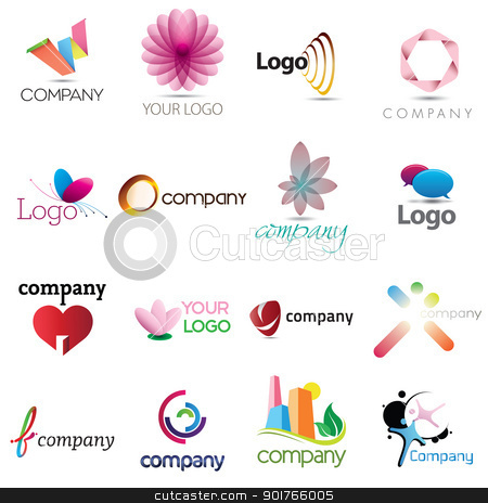 Corporate Design Elements Corporate Design Elements stock vector clipart, A collection of corporate emblem designs for your business by HypnoCreative