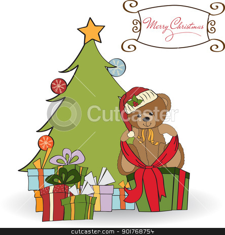 To use this stock image in your creative project, please select the size you need over to the right and click the "Add to Cart" button.
Your downloaded image will come with the Cutcaster watermark removed so don’t worry about the watermark you see on this page. cute teddy bear with a big Christmas gift box stock vector clipart, cute teddy bear with a big Christmas gift box by balasoiu