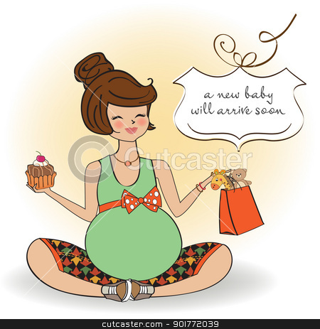 To use this stock image in your creative project, please select the size you need over to the right and click the "Add to Cart" button.
Your downloaded image will come with the Cutcaster watermark removed so don’t worry about the watermark you see on this page. Beautiful pregnant woman stock vector clipart, Beautiful pregnant woman by balasoiu