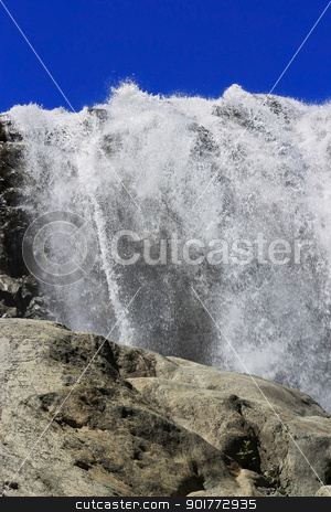 To use this stock image in your creative project, please select the size you need over to the right and click the "Add to Cart" button.
Your downloaded image will come with the Cutcaster watermark removed so don’t worry about the watermark you see on this page. Alibek waterfall. Dombay mountains. The Northern Caucas stock photo, Alibek waterfall. Dombay mountains. The Northern Caucas by sculler