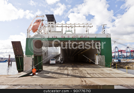 To use this stock image in your creative project, please select the size you need over to the right and click the "Add to Cart" button.
Your downloaded image will come with the Cutcaster watermark removed so don’t worry about the watermark you see on this page. Commercial Dock stock photo, Loading at the commercial dock by Anne-Louise Quarfoth