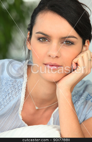Portrait of brunette Portrait of brunette stock photo, Portrait of brunette by photography33
