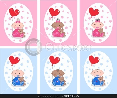 To use this stock image in your creative project, please select the size you need over to the right and click the "Add to Cart" button.
Your downloaded image will come with the Cutcaster watermark removed so don’t worry about the watermark you see on this page. baby announcement stock vector clipart, baby announcement by Popocorn