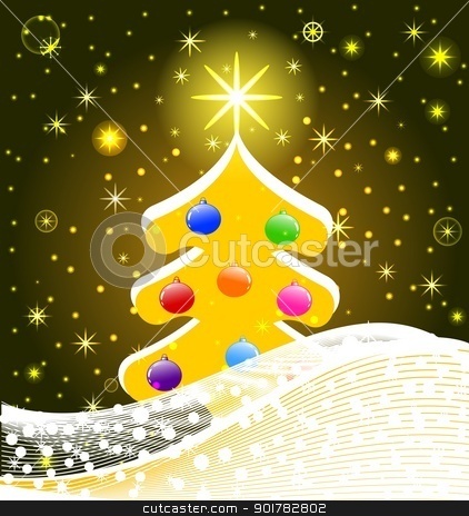 To use this stock image in your creative project, please select the size you need over to the right and click the "Add to Cart" button.
Your downloaded image will come with the Cutcaster watermark removed so don’t worry about the watermark you see on this page. vector illustration of Christmas Tree with decorations, snowflakes, stars. eps10 stock vector clipart, vector illustration of Christmas Tree with decorations, snowflakes, stars. eps10 by trina