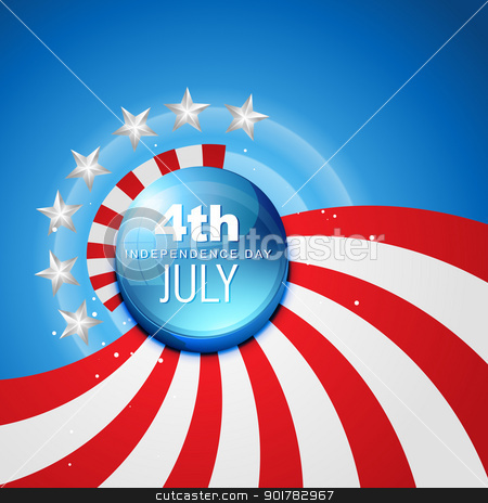 4th of july independence day 4th of july independence day stock vector clipart, 4th july american independence day vector by pinnacleanimates