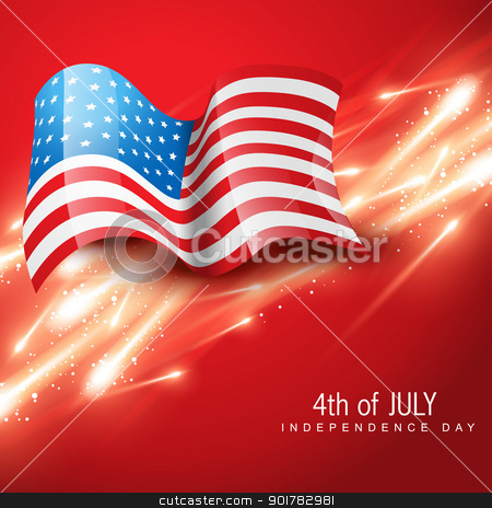 To use this stock image in your creative project, please select the size you need over to the right and click the "Add to Cart" button.
Your downloaded image will come with the Cutcaster watermark removed so don’t worry about the watermark you see on this page. independence day 4th of july stock vector clipart, amercian independence day vector flag by pinnacleanimates