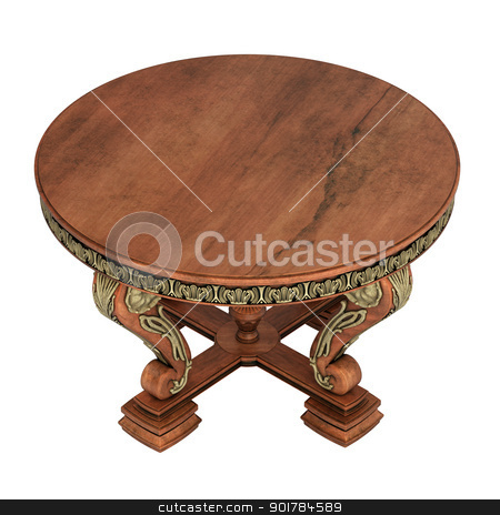 To use this stock image in your creative project, please select the size you need over to the right and click the "Add to Cart" button.
Your downloaded image will come with the Cutcaster watermark removed so don’t worry about the watermark you see on this page. Antique wooden table stock photo, Antique wooden table isolated on white background by Nmorozova