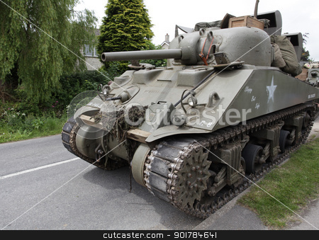 World War 2 Tank World War 2 Tank stock photo, US World War 2 Tank by Ollie Taylor