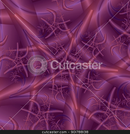 Spiral Web in Purple Spiral Web in Purple stock photo, Digital abstract fractal image with a spiral web design in purple by Colin Forrest