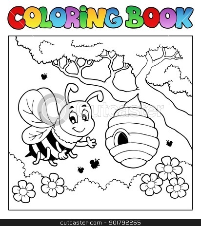 Coloring book bugs theme image 4 Coloring book bugs theme image 4 stock vector clipart, Coloring book bugs theme image 4 - vector illustration. by Klara Viskova