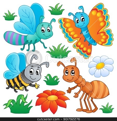 To use this stock image in your creative project, please select the size you need over to the right and click the "Add to Cart" button.
Your downloaded image will come with the Cutcaster watermark removed so don’t worry about the watermark you see on this page. Cute bugs collection 2 stock vector clipart, Cute bugs collection 2 - vector illustration. by Klara Viskova