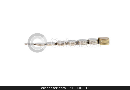 To use this stock image in your creative project, please select the size you need over to the right and click the "Add to Cart" button.
Your downloaded image will come with the Cutcaster watermark removed so don’t worry about the watermark you see on this page. Money coins thai bath sort on isolate stock photo, money Coins thai bath sort on white background by moggara12