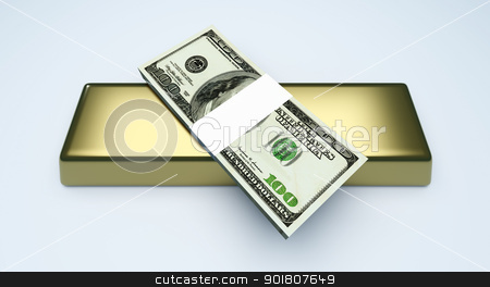 Commodities and Cash Commodities and Cash stock photo, Commodities and cash investments. 3D rendered Illustration. by Michael Osterrieder